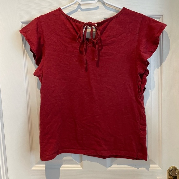 Burgundy/burnt orange top - Picture 3 of 3
